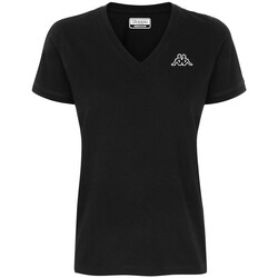 Kleidung Damen T-Shirts & Poloshirts Kappa 303H0P0 Schwarz