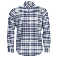 Kleidung Herren Langärmelige Hemden Polo Ralph Lauren CUBDPPCS-LONG SLEEVE-SPORT SHIRT Marine / Grau / Multicolor