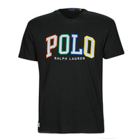 Kleidung Herren T-Shirts Polo Ralph Lauren SSCNCLSM1-SHORT SLEEVE-T-SHIRT Schwarz / Polo / Schwarz