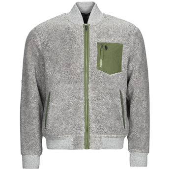 Kleidung Herren Jacken Polo Ralph Lauren LSBOMBERM5-LONG SLEEVE-FULL ZIP Grau / Dark