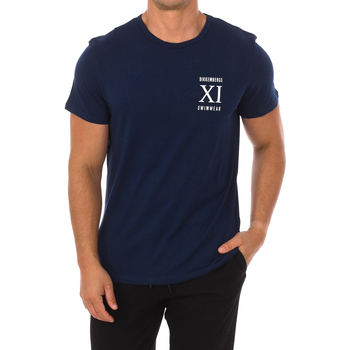 Kleidung Herren T-Shirts Bikkembergs BKK1MTS05-NAVY Blau