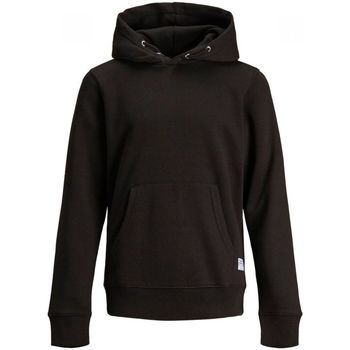 Kleidung Jungen Sweatshirts Jack & Jones 12169791 SOFT SWEAT-BLACK BRUSHED Schwarz