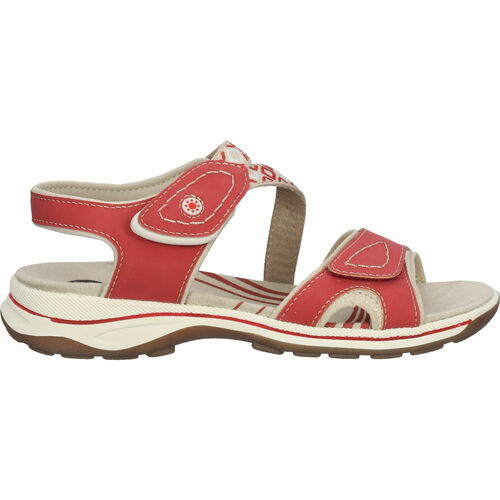 Schuhe Damen Sportliche Sandalen Bama Wanderschuhe Rot