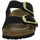 Schuhe Damen Pantoletten / Clogs Birkenstock Pantoletten Arizona Big Buckle LENB black 1023239 Schwarz