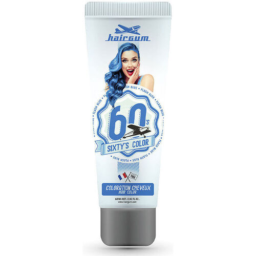 Beauty Haarfärbung Hairgum Sixty's Color Hair Color flash Blue 