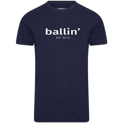 Kleidung Herren T-Shirts Ballin Est. 2013 Tapered Fit Shirt Blau