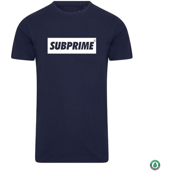 Kleidung Herren T-Shirts Subprime Shirt Block Navy Blau