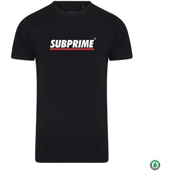 Kleidung T-Shirts Subprime Shirt Stripe Black Schwarz