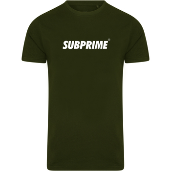 Kleidung Herren T-Shirts Subprime Shirt Basic Army Grün