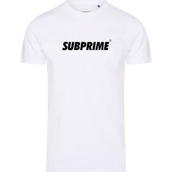 Kleidung Herren T-Shirts Subprime Shirt Basic White Weiss