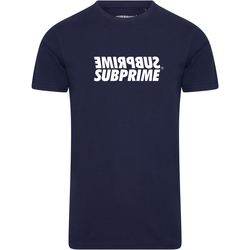 Kleidung Herren T-Shirts Subprime Shirt Mirror Navy Blau