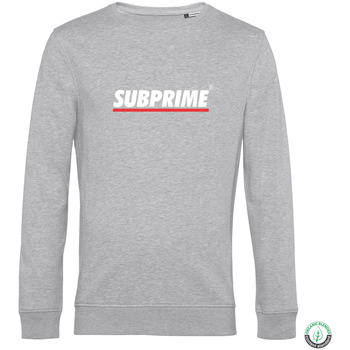 Kleidung Herren Sweatshirts Subprime Sweater Stripe Grey Grau