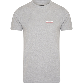 Kleidung Herren T-Shirts Subprime Shirt Chest Logo Grey Grau
