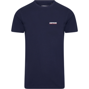 Kleidung Herren T-Shirts Subprime Shirt Chest Logo Navy Blau