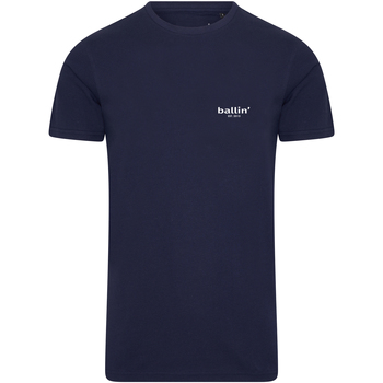 Kleidung Herren T-Shirts Ballin Est. 2013 Small Logo Shirt Blau