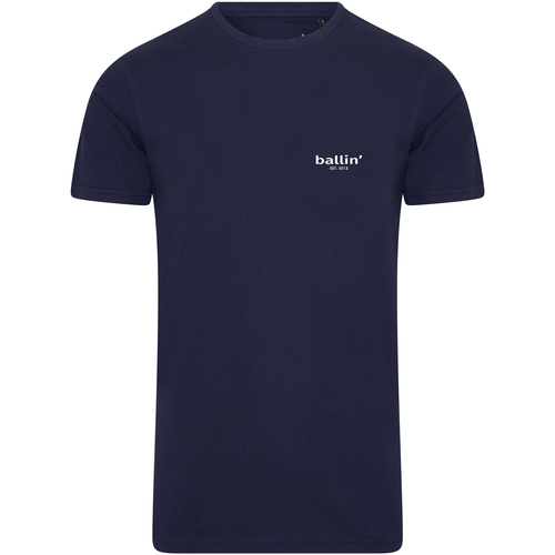 Kleidung Herren T-Shirts Ballin Est. 2013 Small Logo Shirt Blau
