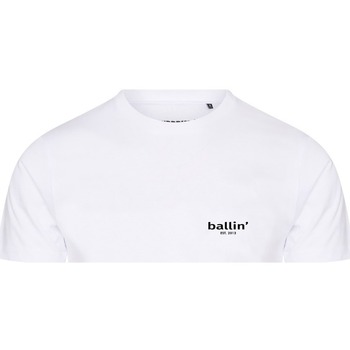 Kleidung Herren T-Shirts Ballin Est. 2013 Small Logo Shirt Weiss