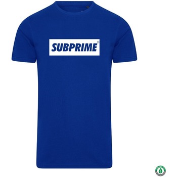 Kleidung Herren T-Shirts Subprime Shirt Block Royal Blau