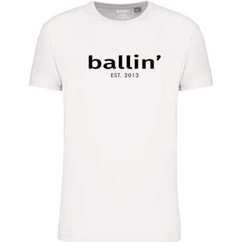 Kleidung Herren T-Shirts Ballin Est. 2013 Regular Fit Shirt Weiss