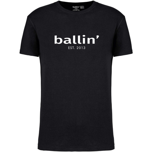 Kleidung Herren T-Shirts Ballin Est. 2013 Regular Fit Shirt Schwarz
