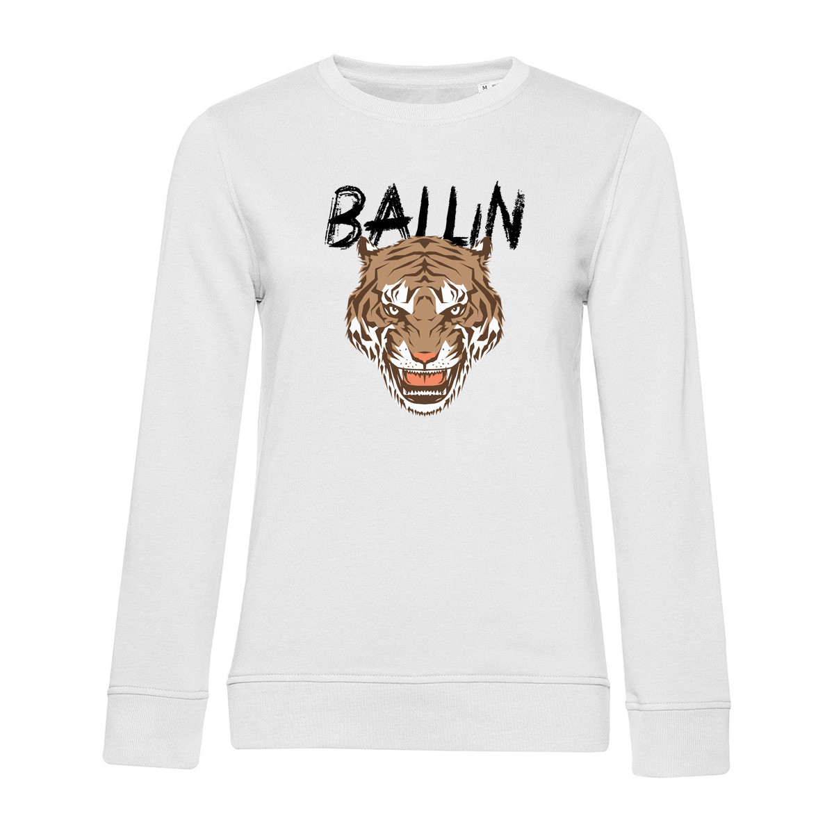 Kleidung Damen Sweatshirts Ballin Est. 2013 Tiger Sweater Weiss