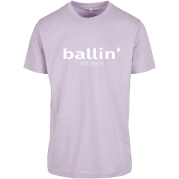 Kleidung Herren T-Shirts Ballin Est. 2013 Regular Fit Shirt Violett