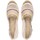 Schuhe Damen Leinen-Pantoletten mit gefloch Espadrilles 11559005 Rosa