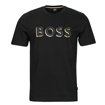 Kleidung Herren T-Shirts BOSS Tiburt 339 Schwarz / Gold