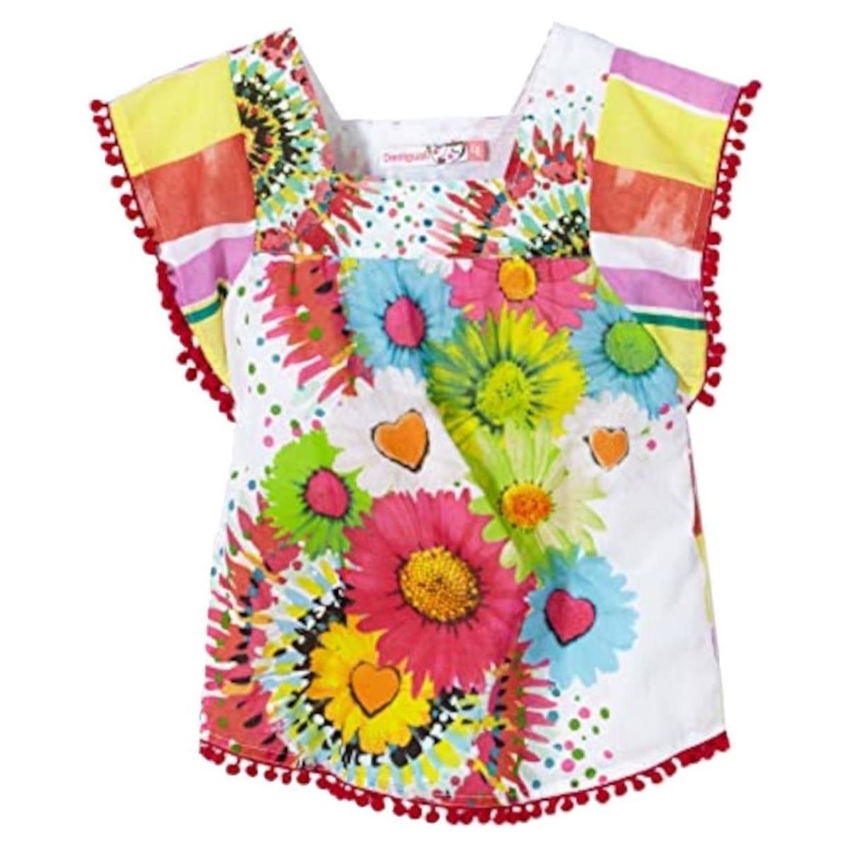 Kleidung Mädchen Tops / Blusen Desigual  Multicolor
