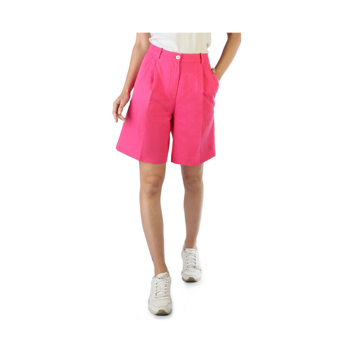 Kleidung Damen Shorts / Bermudas Tommy Hilfiger - ww0ww30481 Rosa