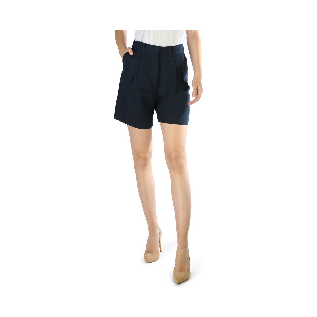 Kleidung Damen Shorts / Bermudas Tommy Hilfiger - ww0ww27568 Blau