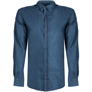 Kleidung Herren Langärmelige Hemden Antony Morato MMSL00383 FA430251 Blau
