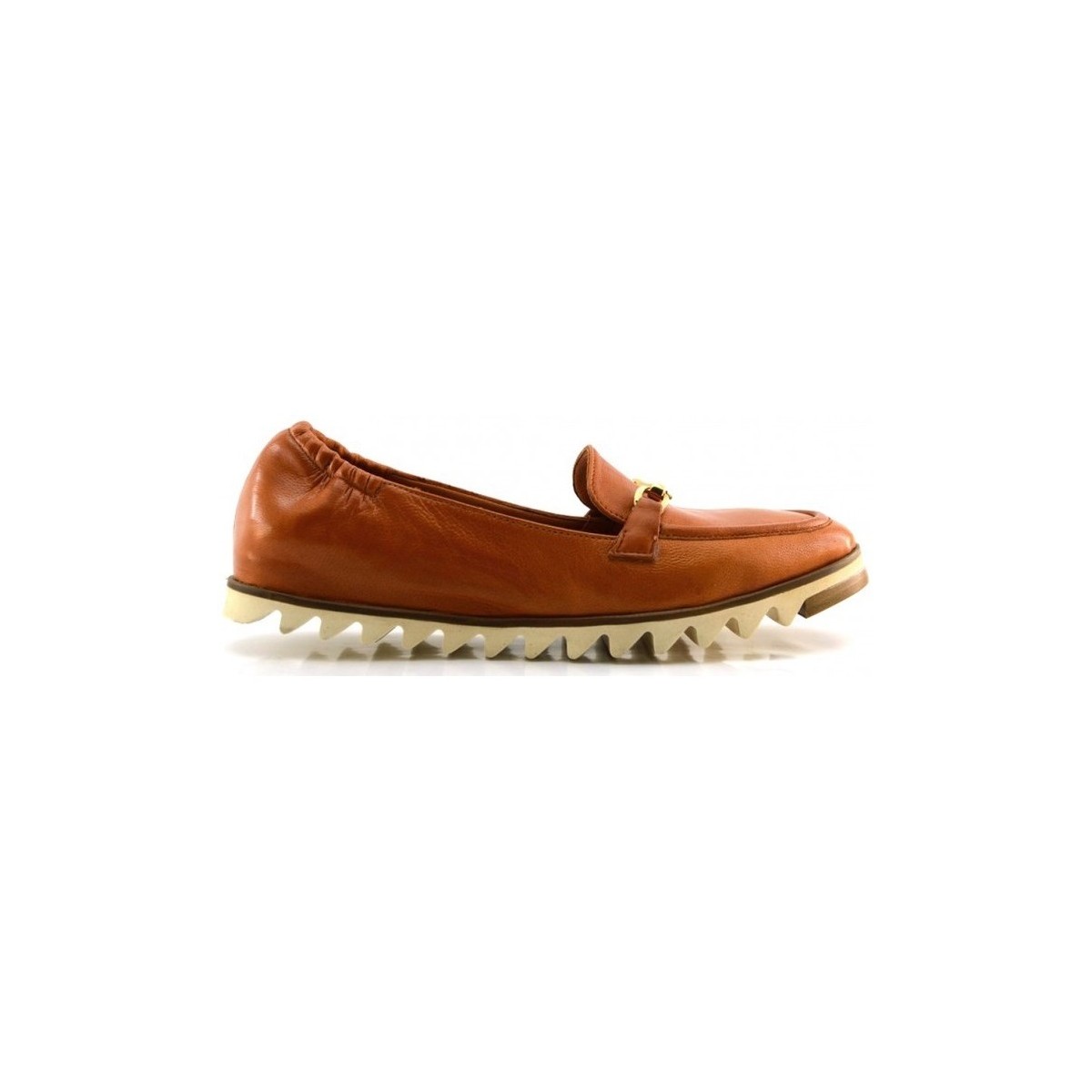Schuhe Damen Slipper Lorenzo Masiero S22187 Braun