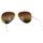 Uhren & Schmuck Sonnenbrillen Ray-ban Aviator-Sonnenbrille RB3025 9196G5 Polarisiert Gold