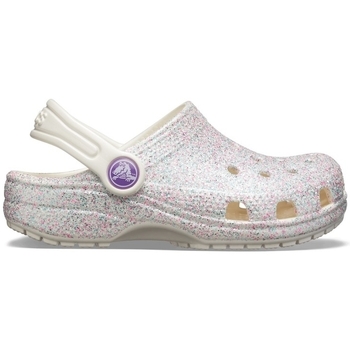 Schuhe Kinder Sneaker Crocs Kids Classic Glitter - Oyster Rosa