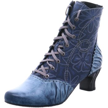 Schuhe Damen Stiefel Simen Stiefeletten 5214A BLAU blau