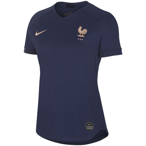 Kleidung Damen T-Shirts & Poloshirts Nike AJ4394-410 Blau