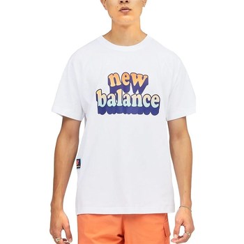 Kleidung Herren T-Shirts New Balance MT21564WT Weiss