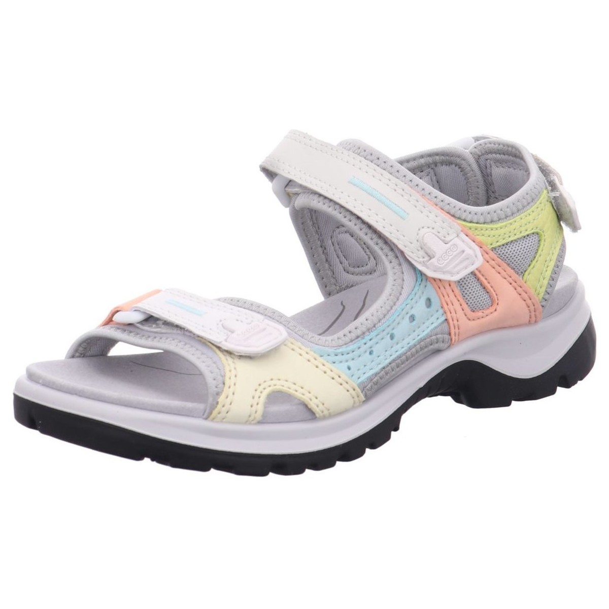 Schuhe Damen Wanderschuhe Ecco Sandaletten Offroad 822083/51902 Multicolor