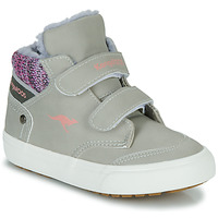 Schuhe Mädchen Sneaker High Kangaroos KAVU PRIMO Grau / Rosa
