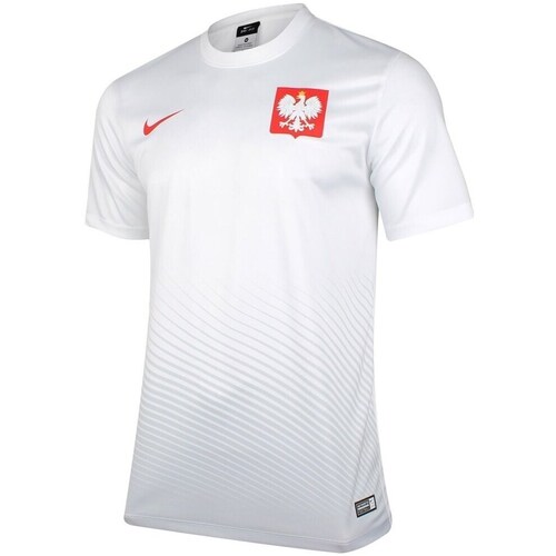 Kleidung Jungen T-Shirts Nike Euro 2016 Home Supporters Junior Weiss