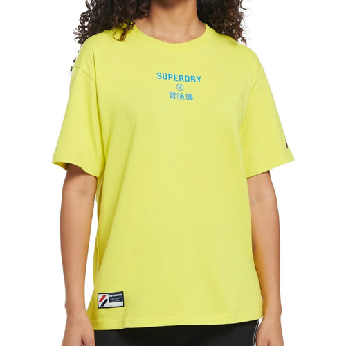 Kleidung Damen T-Shirts & Poloshirts Superdry W1010703A Gelb