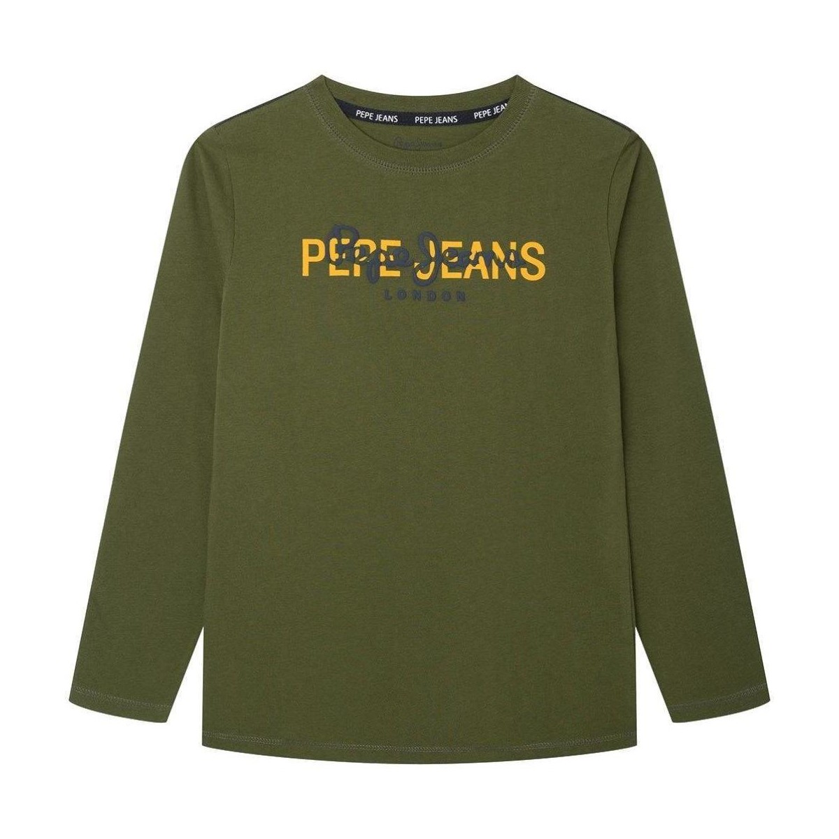 Kleidung Jungen T-Shirts Pepe jeans  Grün