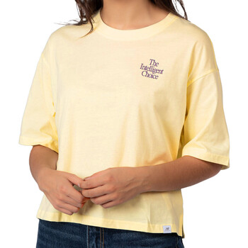 Kleidung Damen T-Shirts New Balance WT13561SAY Gelb