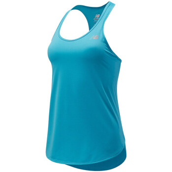 Kleidung Damen Tops New Balance WT73130-PLR Blau