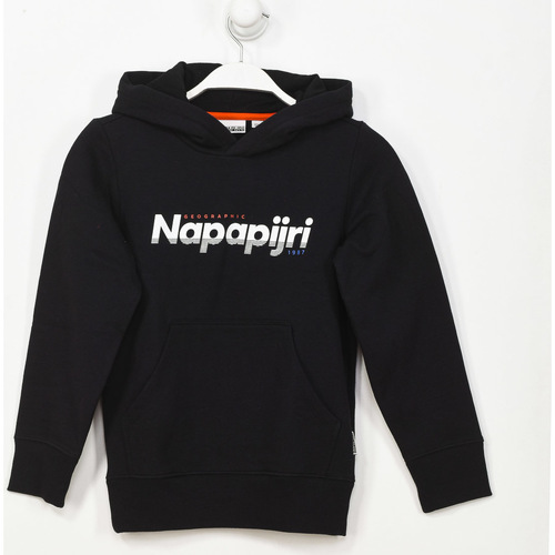 Kleidung Jungen Sweatshirts Napapijri GA4EQ4-041 Schwarz