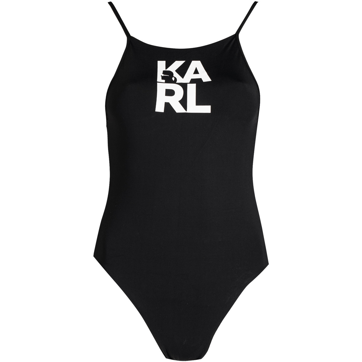 Kleidung Damen Badeanzug /Badeshorts Karl Lagerfeld KL22WOP01 | Printed Logo Schwarz