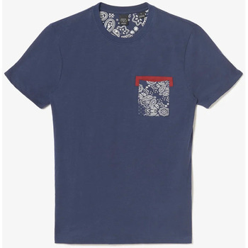 Kleidung Herren T-Shirts & Poloshirts Le Temps des Cerises T-shirt BAXTER Blau