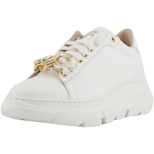 Schuhe Damen Sneaker Stokton 822-D-bianco Weiss