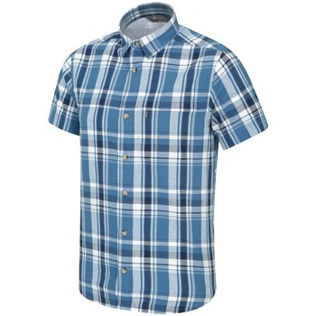 Kleidung Herren Langärmelige Hemden Mountain Warehouse  Blau
